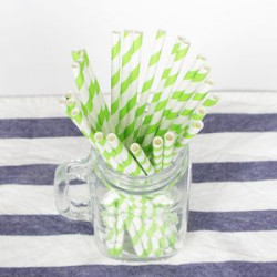 Colored Biodegradable Paper Drinking Straw