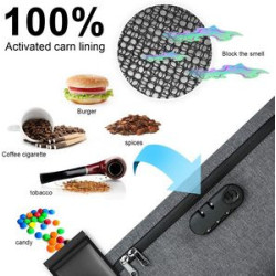 Pouch Zipper Smell Proof Tobacco Bag