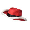 Santa Claus Christmas Hat, White Light Fur Trim