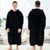 Sherpa Fleece Hoodie Wearable Blanket