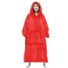 Sherpa Fleece Hoodie Wearable Blanket