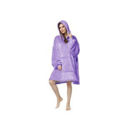 Sherpa Fleece Hoodie Wearable Blanket