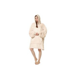 Sherpa Fleece Hoodie Wearable Blanket