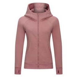 Women's Casual Cotton Long Sleeve Full Zip Hoodies