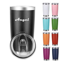 20 Oz Stainless Steel Car Cup With Lid
