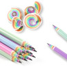 12PCS Eco-friendly Rainbow Pencils