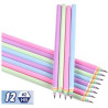 12PCS Eco-friendly Rainbow Pencils
