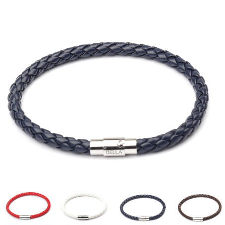 Woven Leather Wrap Bracelet