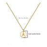 Letter Pendant Necklace