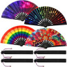 Folding Fabric Hand Fan