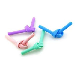 Silicone Straw with Carrying Case and Brush