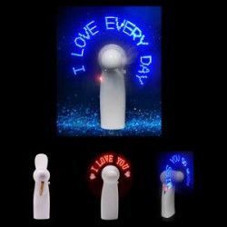 LED Portable Luminous Hand-held Mini Fan