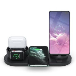 6 In 1 Mobile Wireless Charging Station
