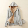 Ladies' Heavyweight Sherpa-Lined Hooded Fleece Jacket
