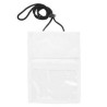 Large Badge Holder Neck Wallets With Clear Display Window