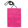 Large Badge Holder Neck Wallets With Clear Display Window