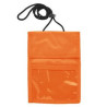 Large Badge Holder Neck Wallets With Clear Display Window
