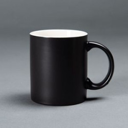 11 Oz. Colored Ceramic Mug With C-Handle