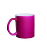 11 Oz. Colored Ceramic Mug With C-Handle