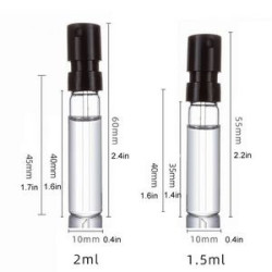 Mini Clear Glass Perfume Bottle