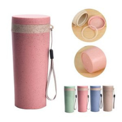 Straw Fiber Insulated Bottle