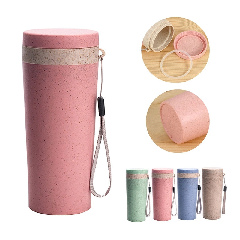 Straw Fiber Insulated Bottle