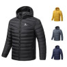 Men's Running Hooded Microburst Polyfill Puffer Jacket