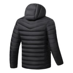Men's Running Hooded Microburst Polyfill Puffer Jacket