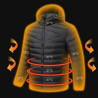 Men's Running Hooded Microburst Polyfill Puffer Jacket