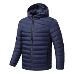 Men's Running Hooded Microburst Polyfill Puffer Jacket