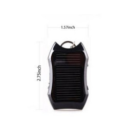 Mini Solar Power Bank w/ Keychain