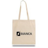 Natural Canvas Convention Tote Bag with Shoulder Strap