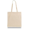 Natural Canvas Convention Tote Bag with Shoulder Strap