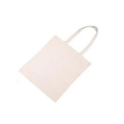 Natural Canvas Convention Tote Bag with Shoulder Strap