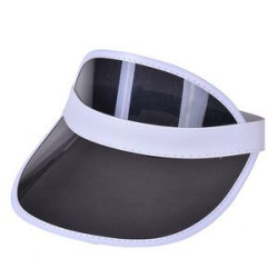 Plastic Clear Sun Visor Hat