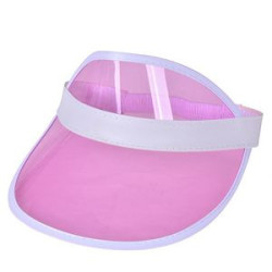 Plastic Clear Sun Visor Hat