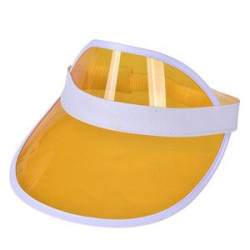 Plastic Clear Sun Visor Hat