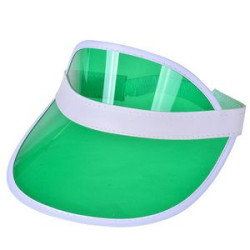 Plastic Clear Sun Visor Hat