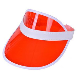 Plastic Clear Sun Visor Hat