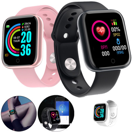 Smartwatch With Heart Rate Blood Pressure Monitor