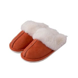 Faux Fur House Slipper Scuff Foam Slip Anti-Skid Sole