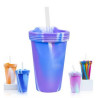 Silicone Cup With Lid And Straw