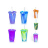 Silicone Cup With Lid And Straw
