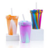 Silicone Cup With Lid And Straw