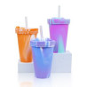 Silicone Cup With Lid And Straw