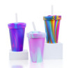 Silicone Cup With Lid And Straw