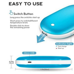 2-In-1 Rechargeable Hand Warmer And Power Bank
