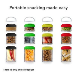 4-layer Stackable Protein Powder Snack Containers
