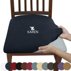 Olid Color Luxury Brushed Chair Covers