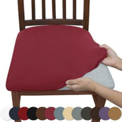Olid Color Luxury Brushed Chair Covers